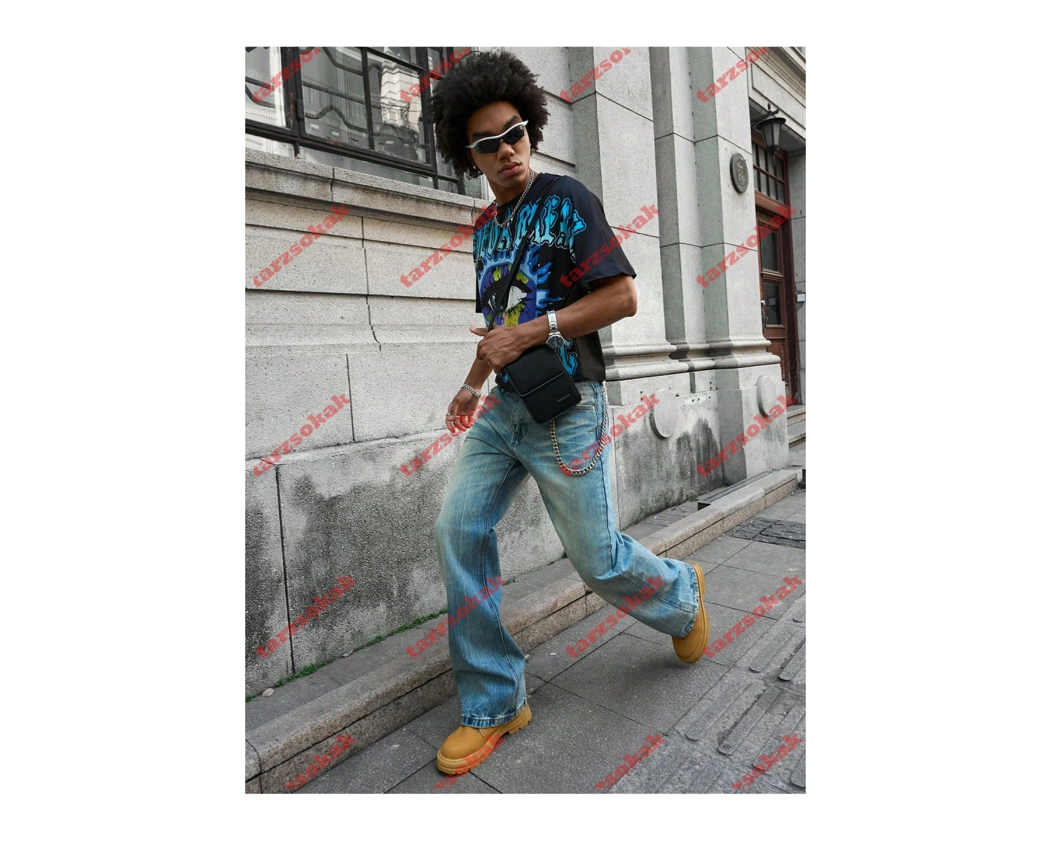 Model 3811 Erkek Yazlık Yuvarlak Yaka Kısa Kollu Günlük Tişört, Yaz