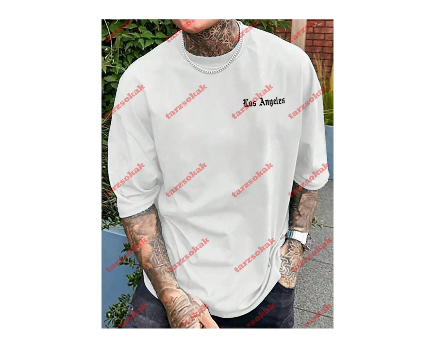 Model 3812 Erkek Yazlık Yuvarlak Yaka Kısa Kollu Günlük Tişört, Yaz