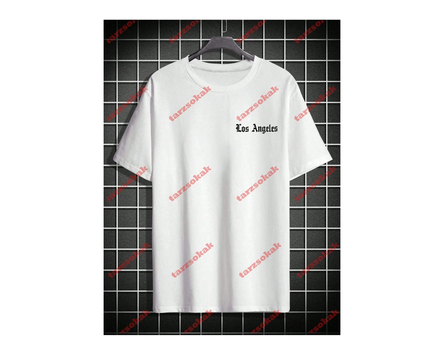 Model 3812 Erkek Yazlık Yuvarlak Yaka Kısa Kollu Günlük Tişört, Yaz