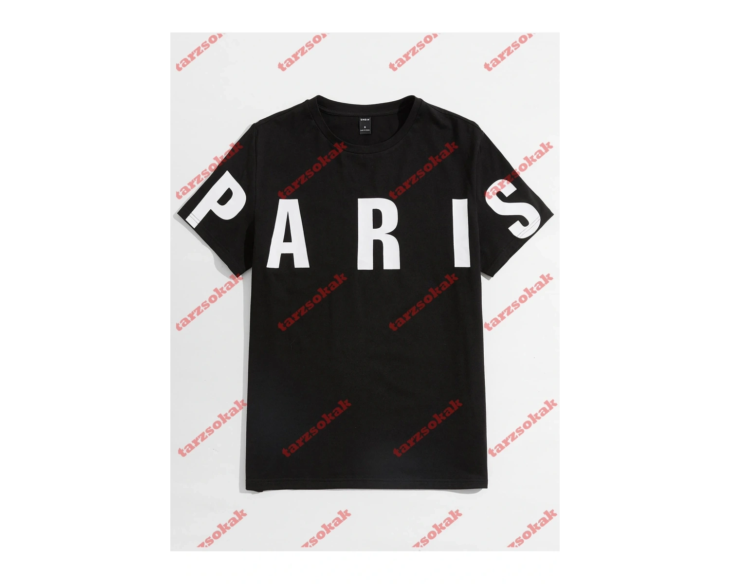 Model 3817 Erkek Yazlık Yuvarlak Yaka Kısa Kollu Günlük Tişört, Yaz