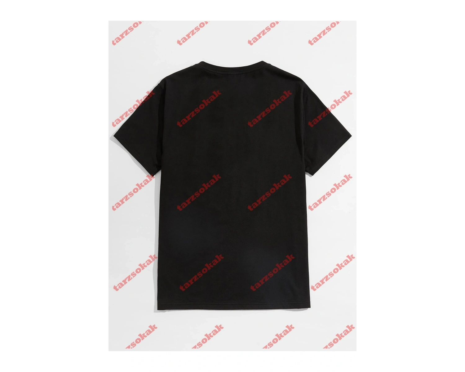 Model 3817 Erkek Yazlık Yuvarlak Yaka Kısa Kollu Günlük Tişört, Yaz