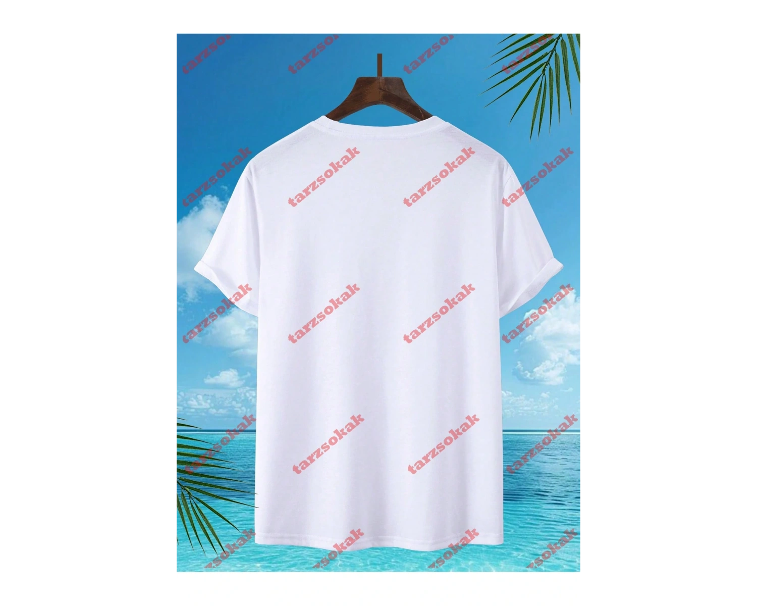 Model 3833 Erkek Yazlık Yuvarlak Yaka Kısa Kollu Günlük Tişört, Yaz