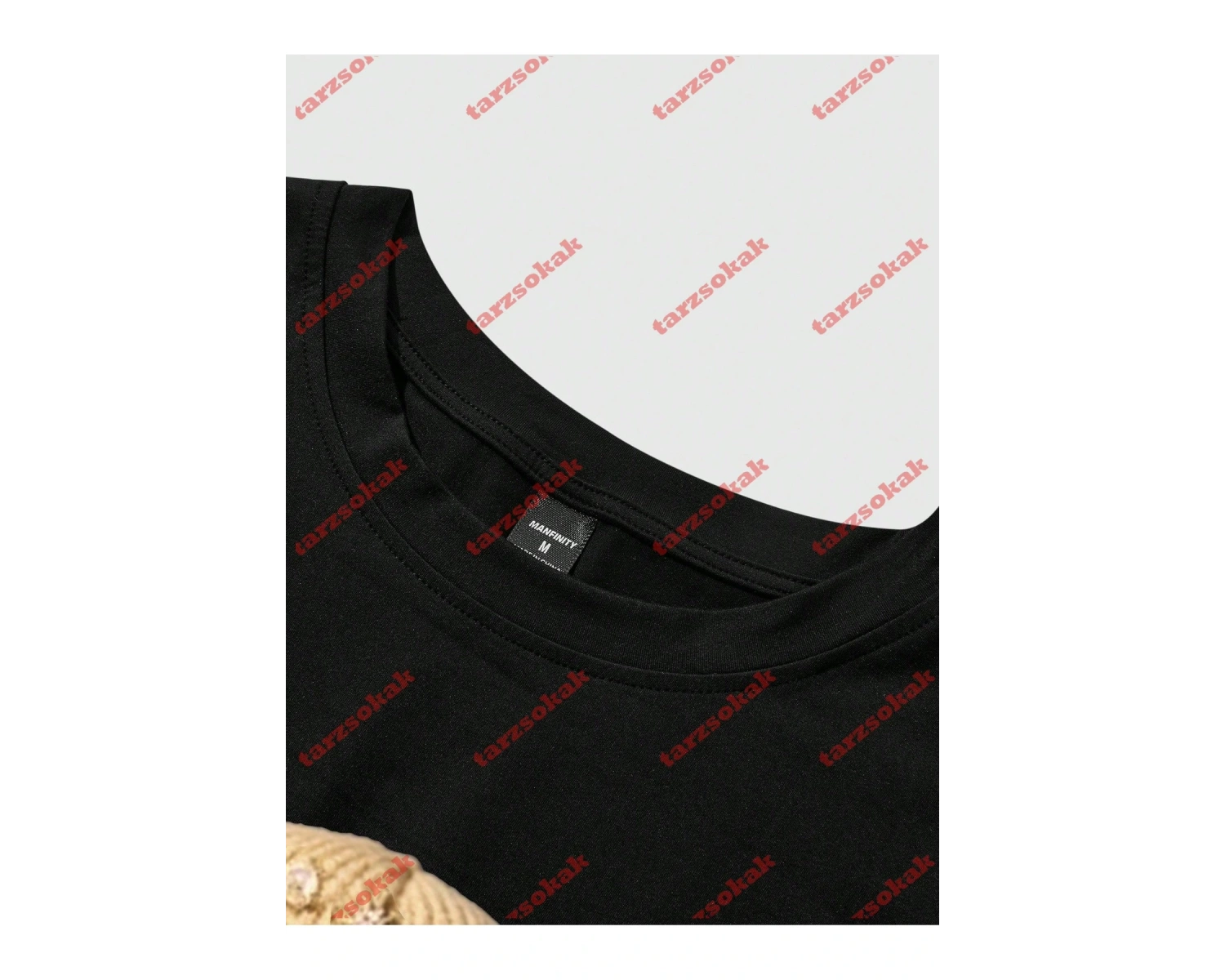 Model 3834 Erkek Yazlık Yuvarlak Yaka Kısa Kollu Günlük Tişört, Yaz