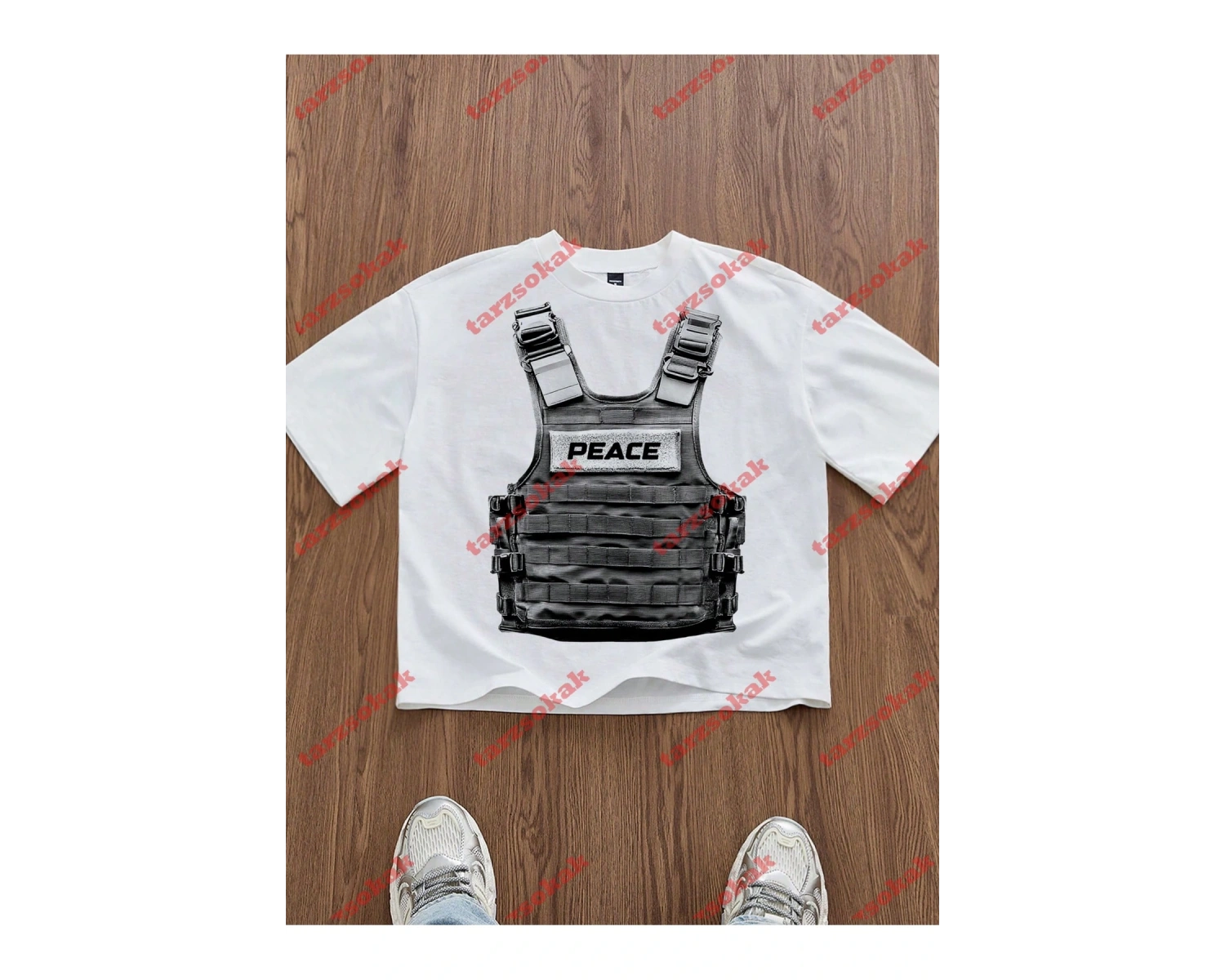 Model 3842 Erkek Yazlık Yuvarlak Yaka Kısa Kollu Günlük Tişört, Yaz