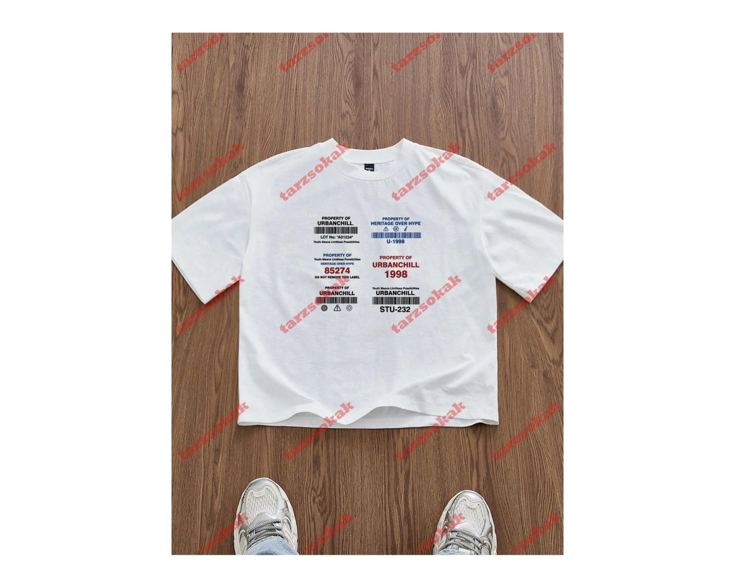 Model 3842 Erkek Yazlık Yuvarlak Yaka Kısa Kollu Günlük Tişört, Yaz