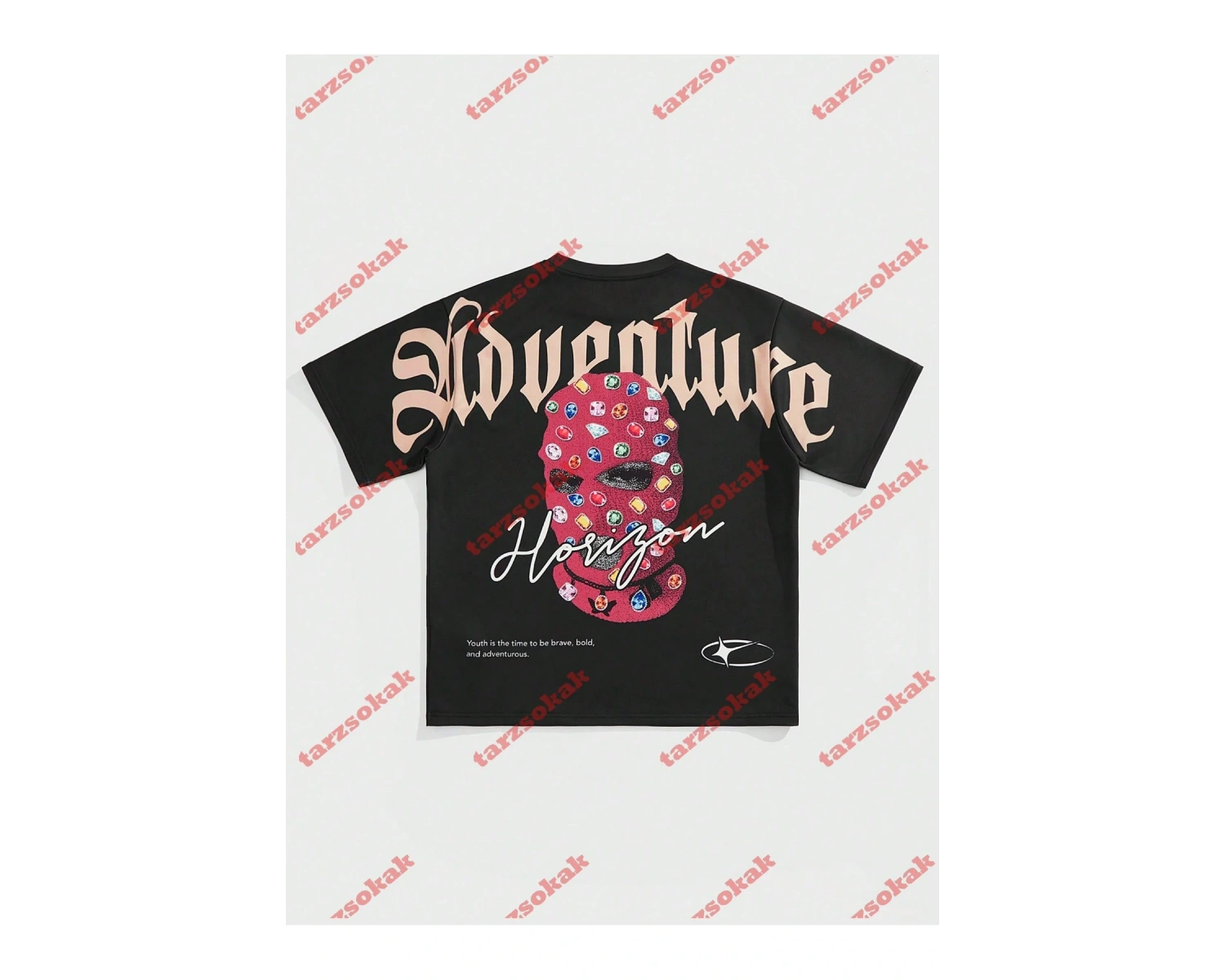 Model 3843 Erkek Yazlık Yuvarlak Yaka Kısa Kollu Günlük Tişört, Yaz