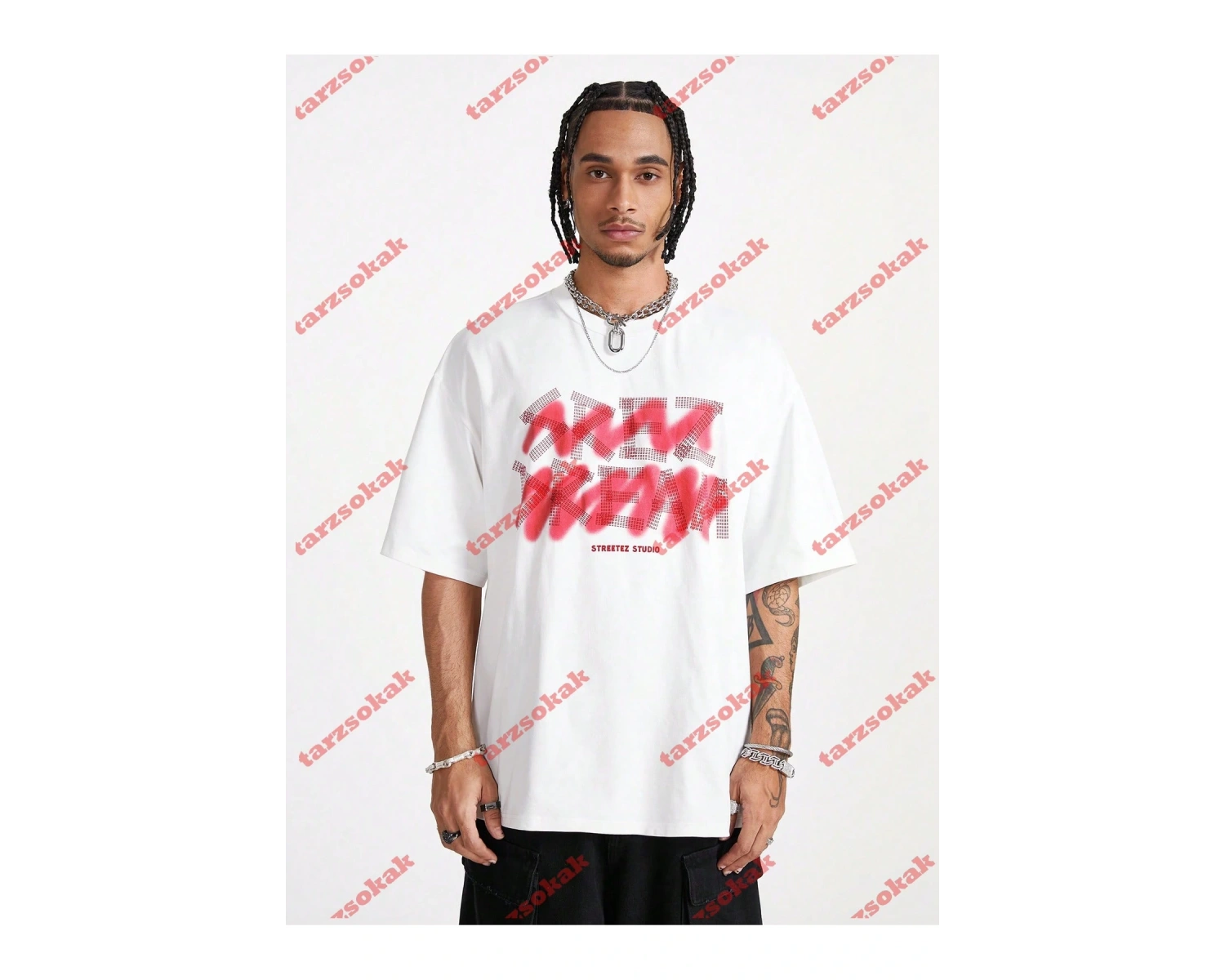 Model 3856 Erkek Yazlık Yuvarlak Yaka Kısa Kollu Günlük Tişört, Yaz