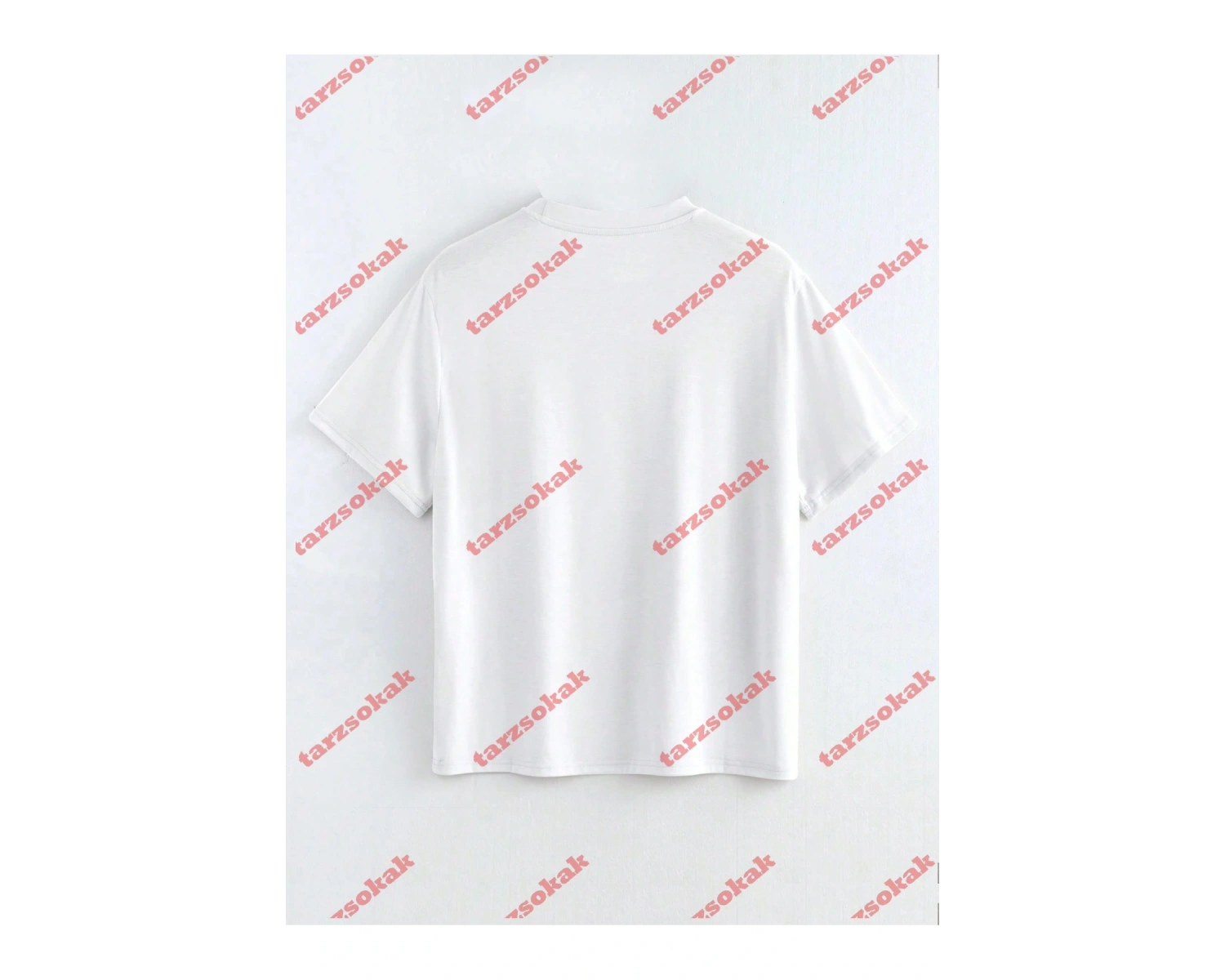 Model 3857 Erkek Yazlık Yuvarlak Yaka Kısa Kollu Günlük Tişört, Yaz