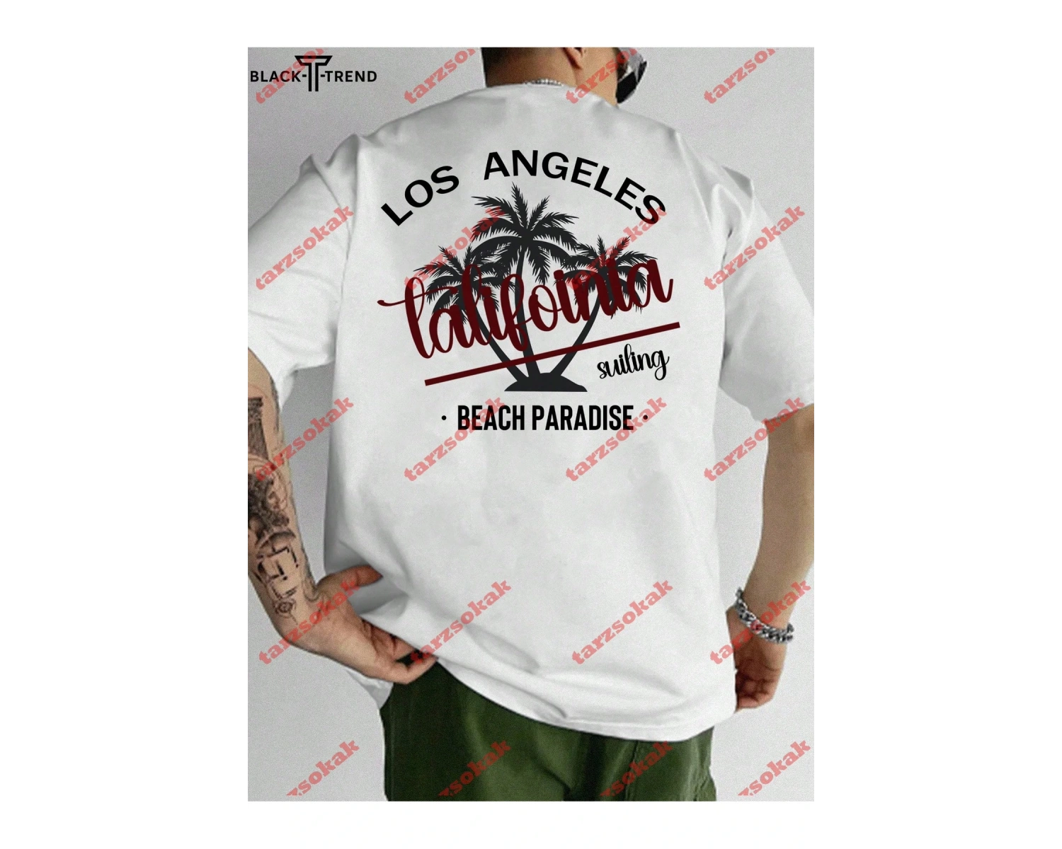 Model 3859 Erkek Yazlık Yuvarlak Yaka Kısa Kollu Günlük Tişört, Yaz