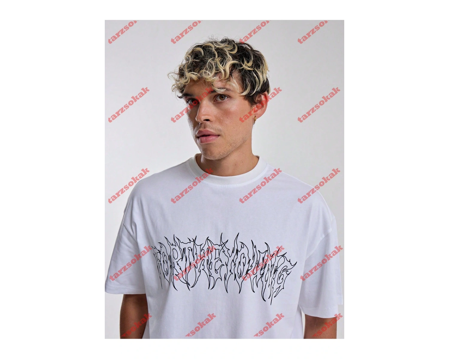 Model 3860 Erkek Yazlık Yuvarlak Yaka Kısa Kollu Günlük Tişört, Yaz