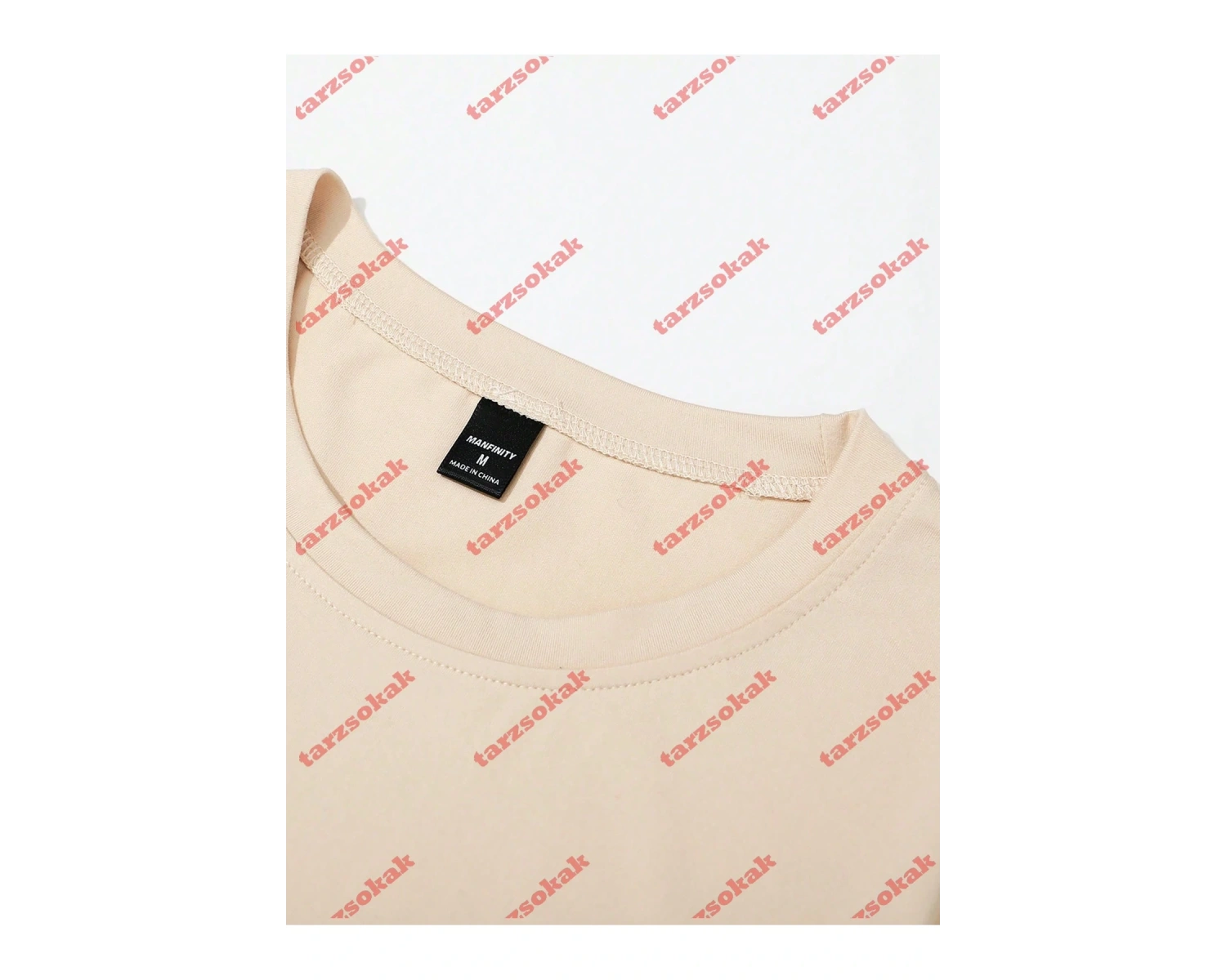 Model 3864 Erkek Yazlık Yuvarlak Yaka Kısa Kollu Günlük Tişört, Yaz