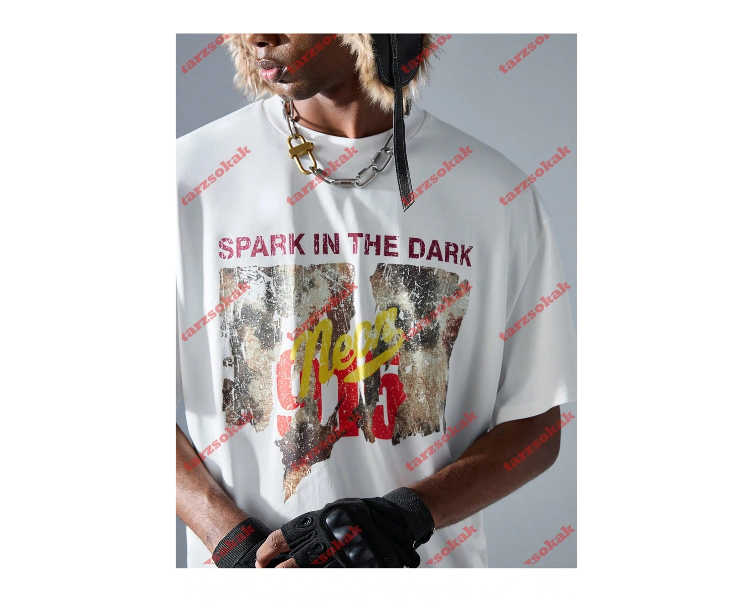 Model 3868 Erkek Yazlık Yuvarlak Yaka Kısa Kollu Günlük Tişört, Yaz