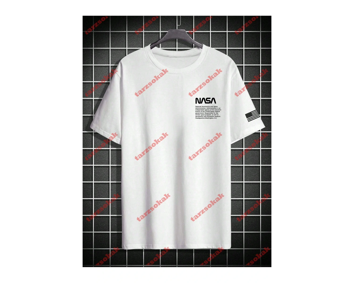 Model 3871 Erkek Yazlık Yuvarlak Yaka Kısa Kollu Günlük Tişört, Yaz