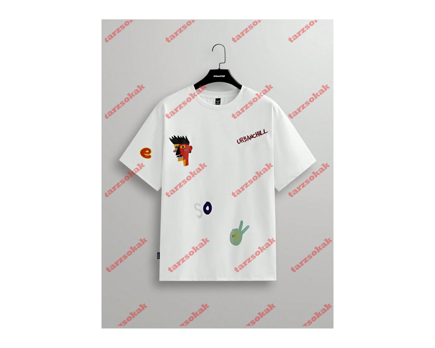 Model 3874 Erkek Yazlık Yuvarlak Yaka Kısa Kollu Günlük Tişört, Yaz