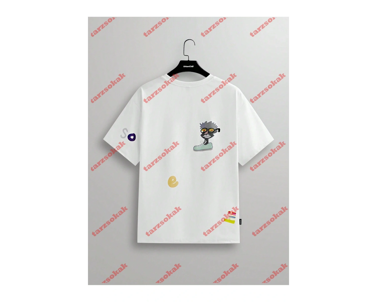 Model 3874 Erkek Yazlık Yuvarlak Yaka Kısa Kollu Günlük Tişört, Yaz