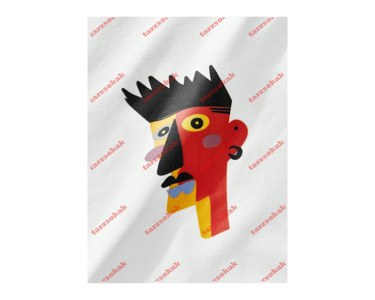 Model 3874 Erkek Yazlık Yuvarlak Yaka Kısa Kollu Günlük Tişört, Yaz