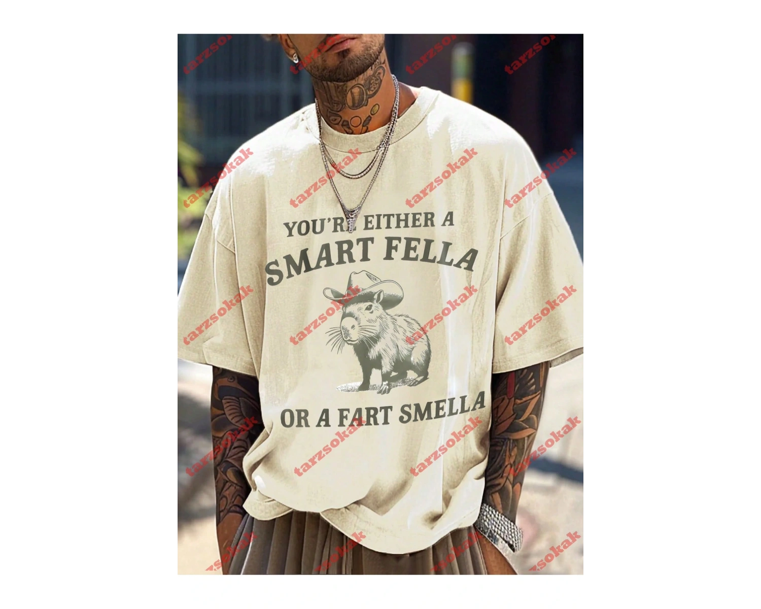 Model 3881 Erkek Yazlık Yuvarlak Yaka Kısa Kollu Günlük Tişört, Yaz