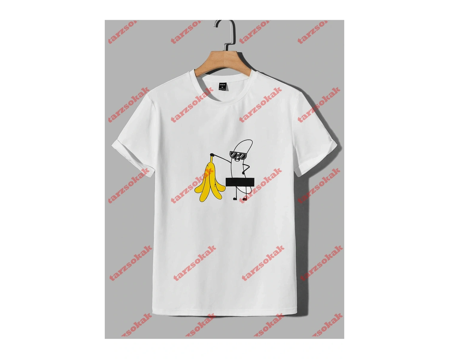 Model 3882 Erkek Yazlık Yuvarlak Yaka Kısa Kollu Günlük Tişört, Yaz