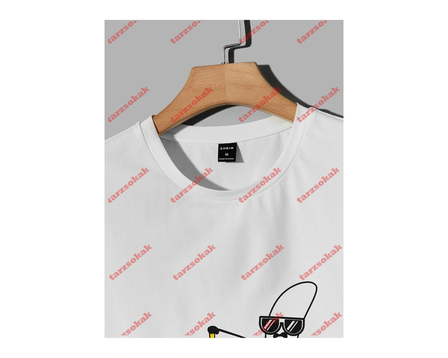 Model 3882 Erkek Yazlık Yuvarlak Yaka Kısa Kollu Günlük Tişört, Yaz