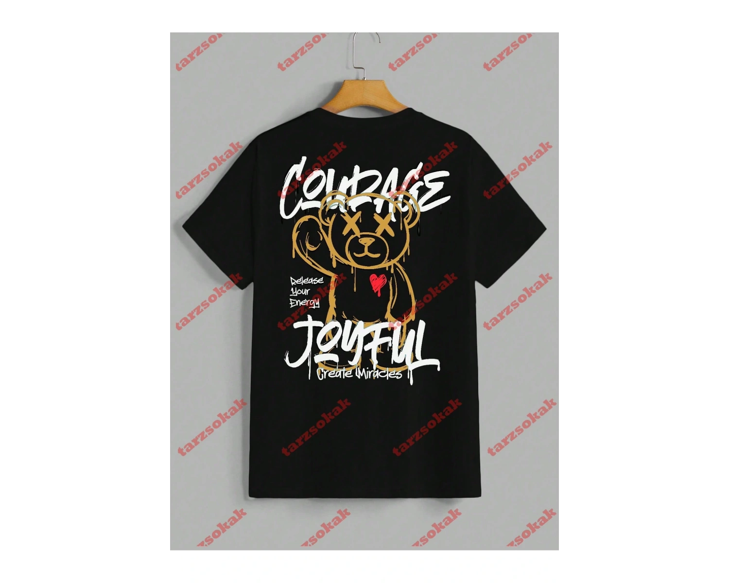 Model 3884 Erkek Yazlık Yuvarlak Yaka Kısa Kollu Günlük Tişört, Yaz