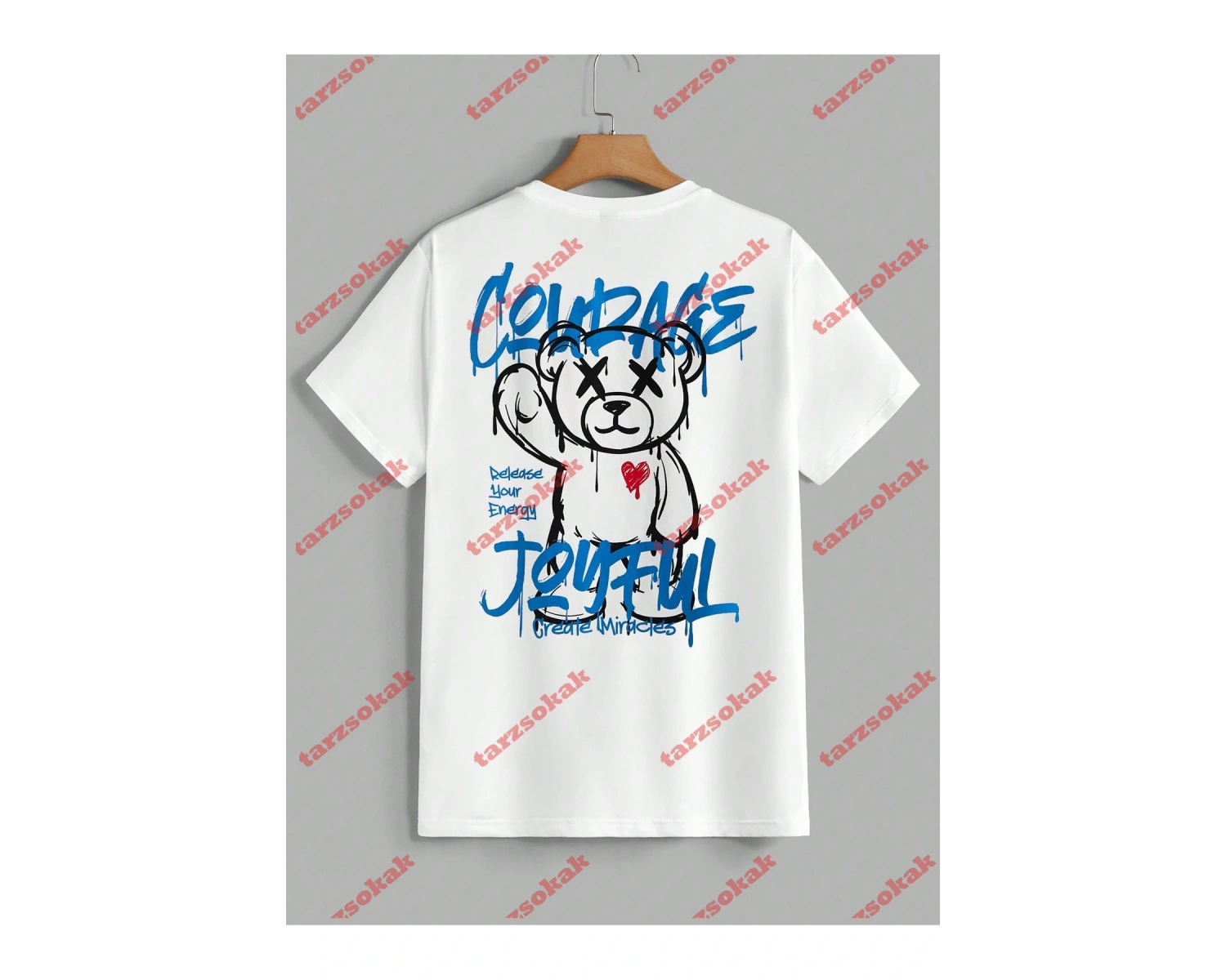 Model 3884 Erkek Yazlık Yuvarlak Yaka Kısa Kollu Günlük Tişört, Yaz