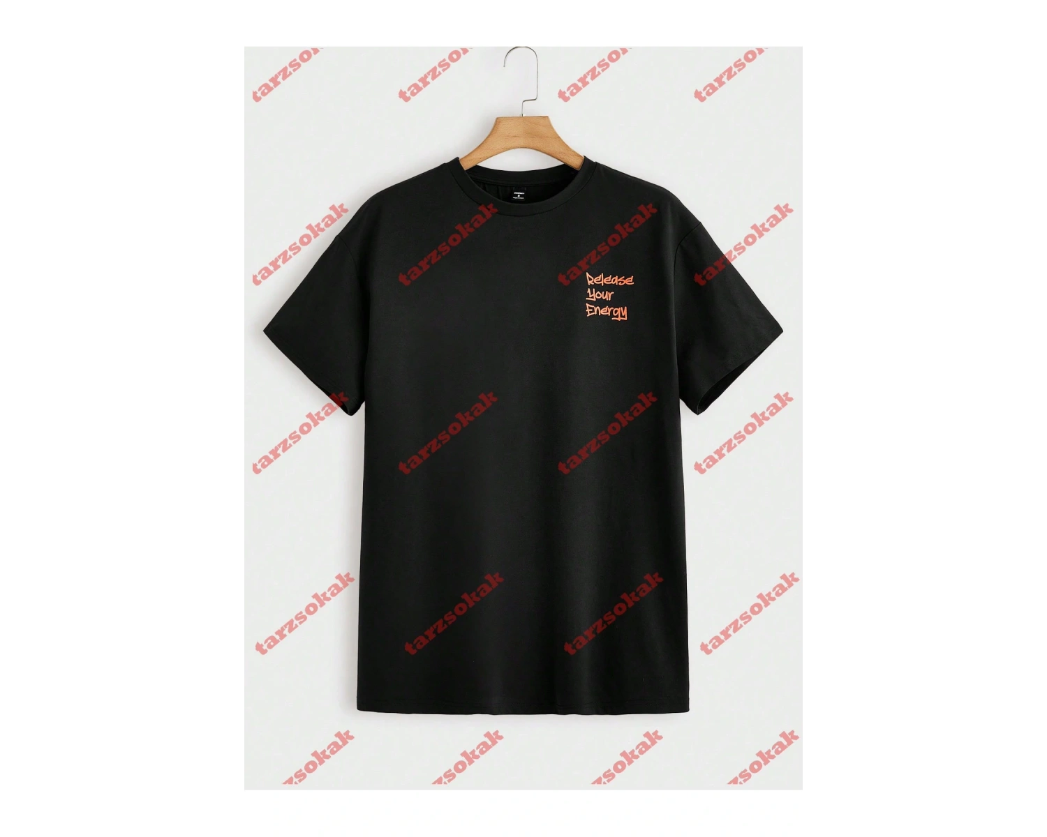 Model 3884 Erkek Yazlık Yuvarlak Yaka Kısa Kollu Günlük Tişört, Yaz