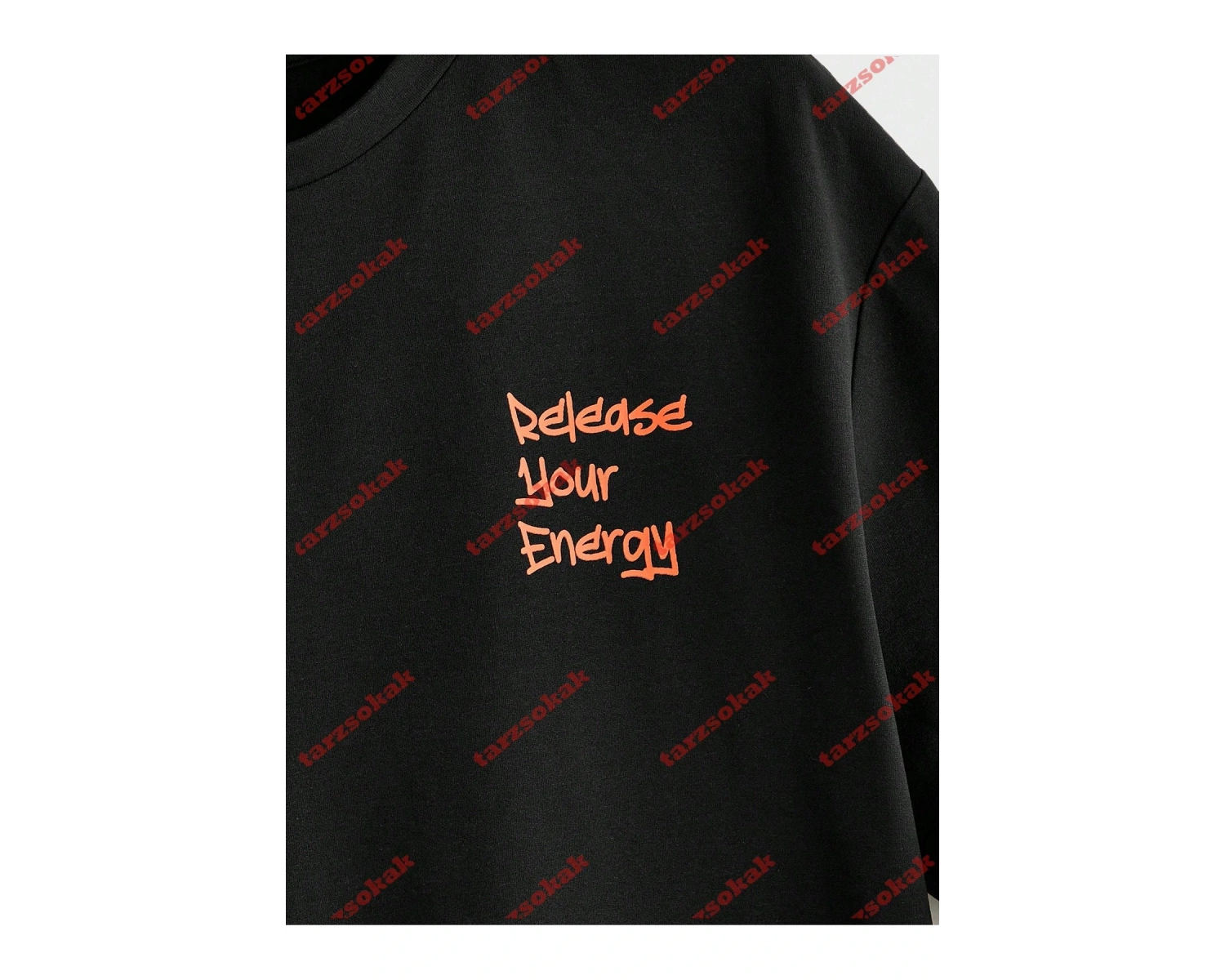 Model 3884 Erkek Yazlık Yuvarlak Yaka Kısa Kollu Günlük Tişört, Yaz