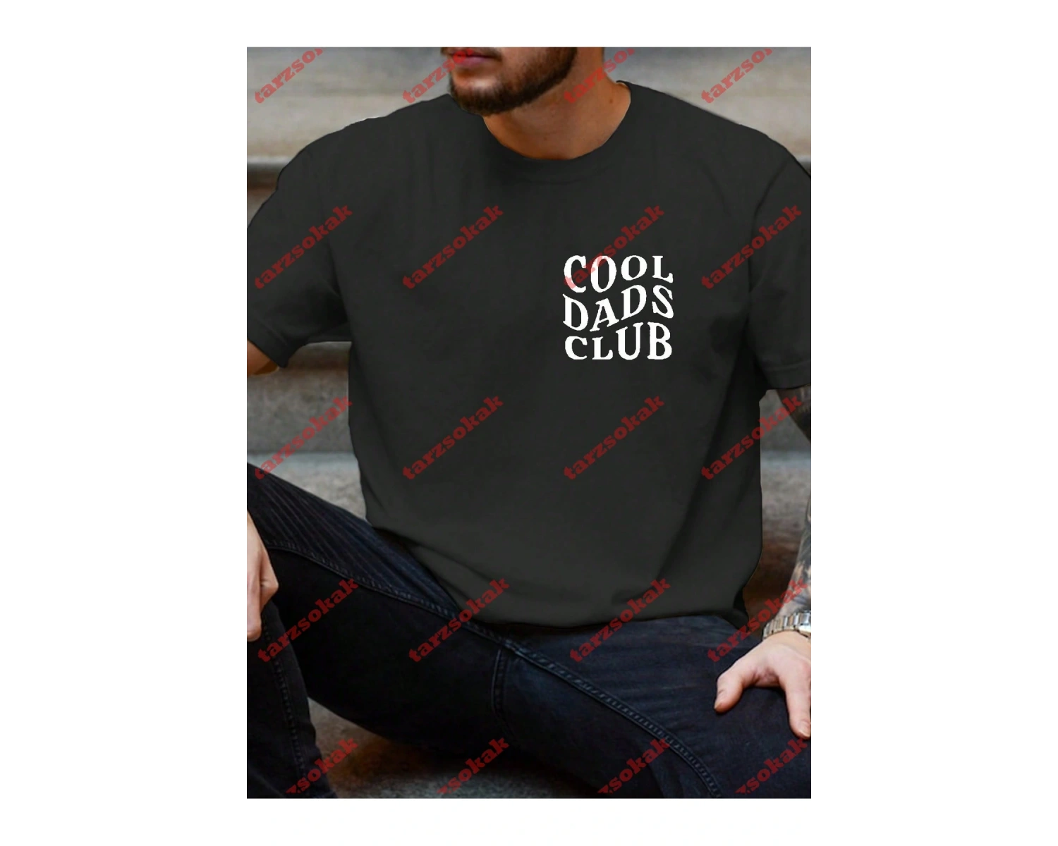 Model 3886 Erkek Yazlık Yuvarlak Yaka Kısa Kollu Günlük Tişört, Yaz