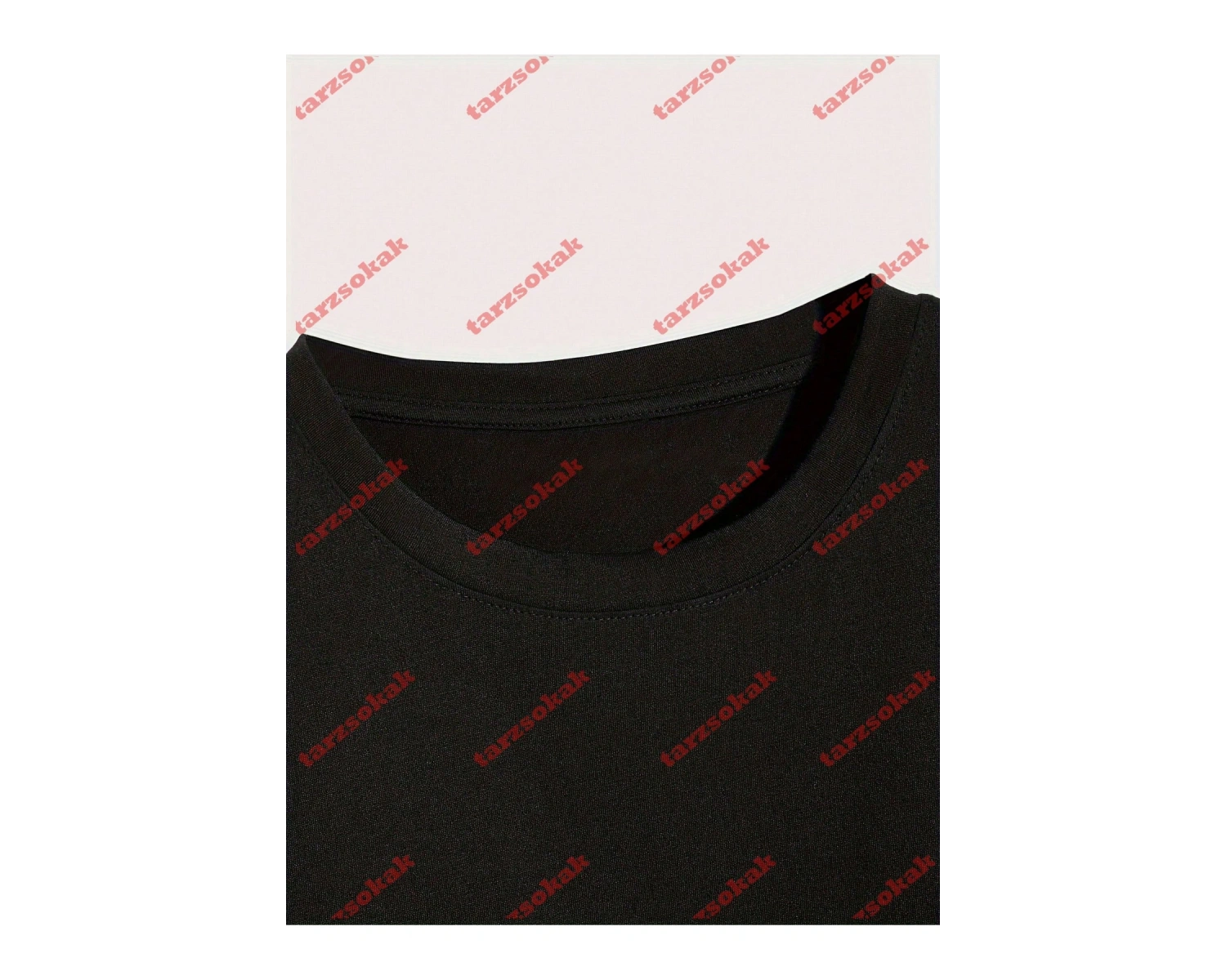 Model 3893 Erkek Yazlık Yuvarlak Yaka Kısa Kollu Günlük Tişört, Yaz