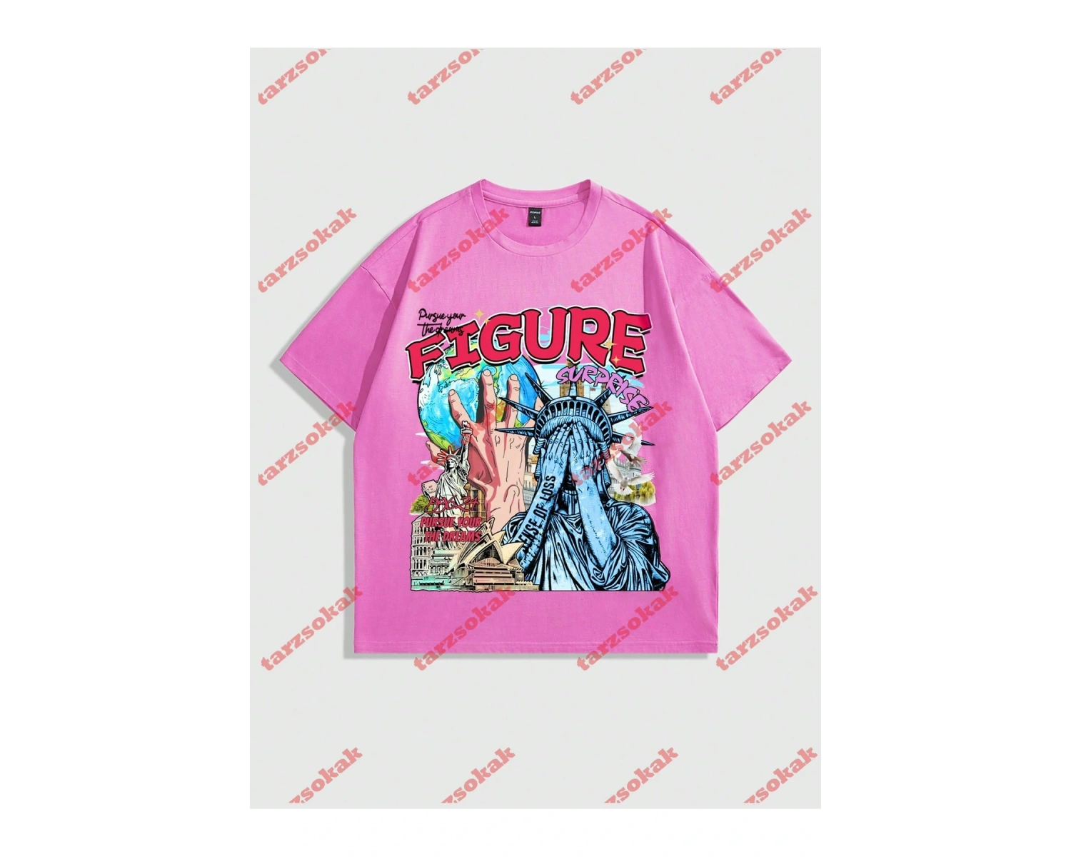 Model 3895 Erkek Yazlık Yuvarlak Yaka Kısa Kollu Günlük Tişört, Yaz