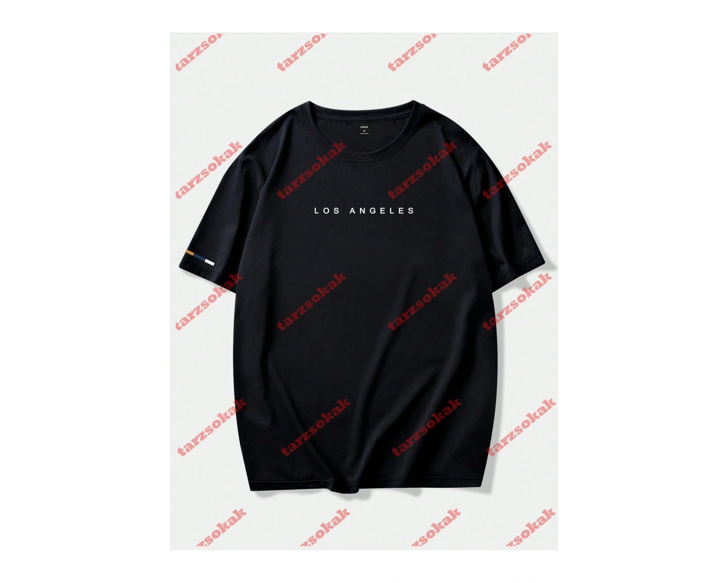 Model 3897 Erkek Yazlık Yuvarlak Yaka Kısa Kollu Günlük Tişört, Yaz