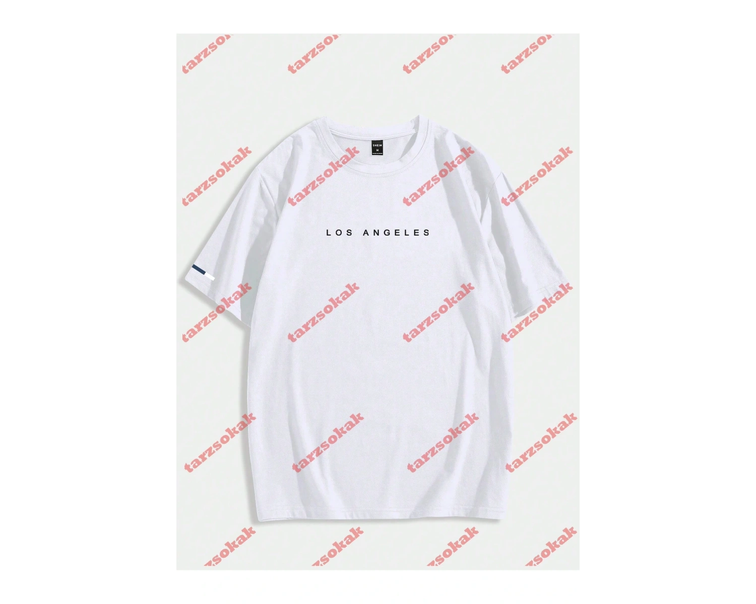 Model 3897 Erkek Yazlık Yuvarlak Yaka Kısa Kollu Günlük Tişört, Yaz