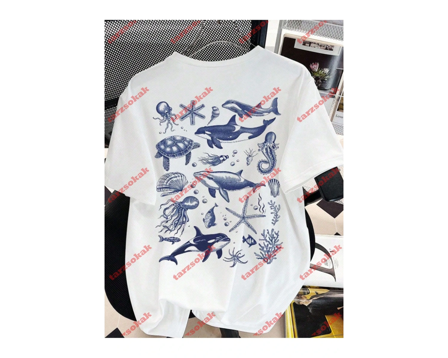 Model 3899 Erkek Yazlık Yuvarlak Yaka Kısa Kollu Günlük Tişört, Yaz