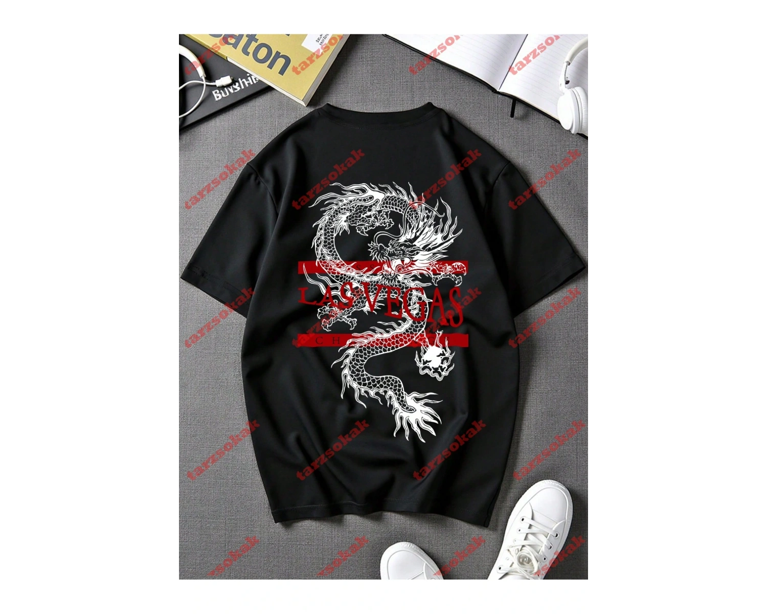 Model 3902 Erkek Yazlık Yuvarlak Yaka Kısa Kollu Günlük Tişört, Yaz