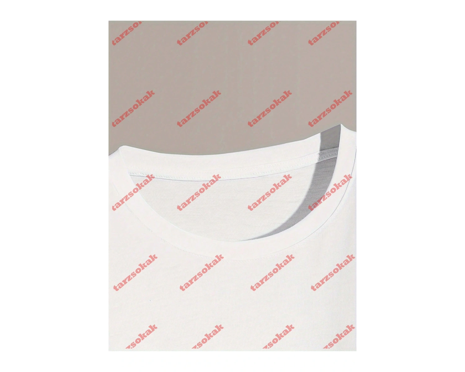 Model 3903 Erkek Yazlık Yuvarlak Yaka Kısa Kollu Günlük Tişört, Yaz