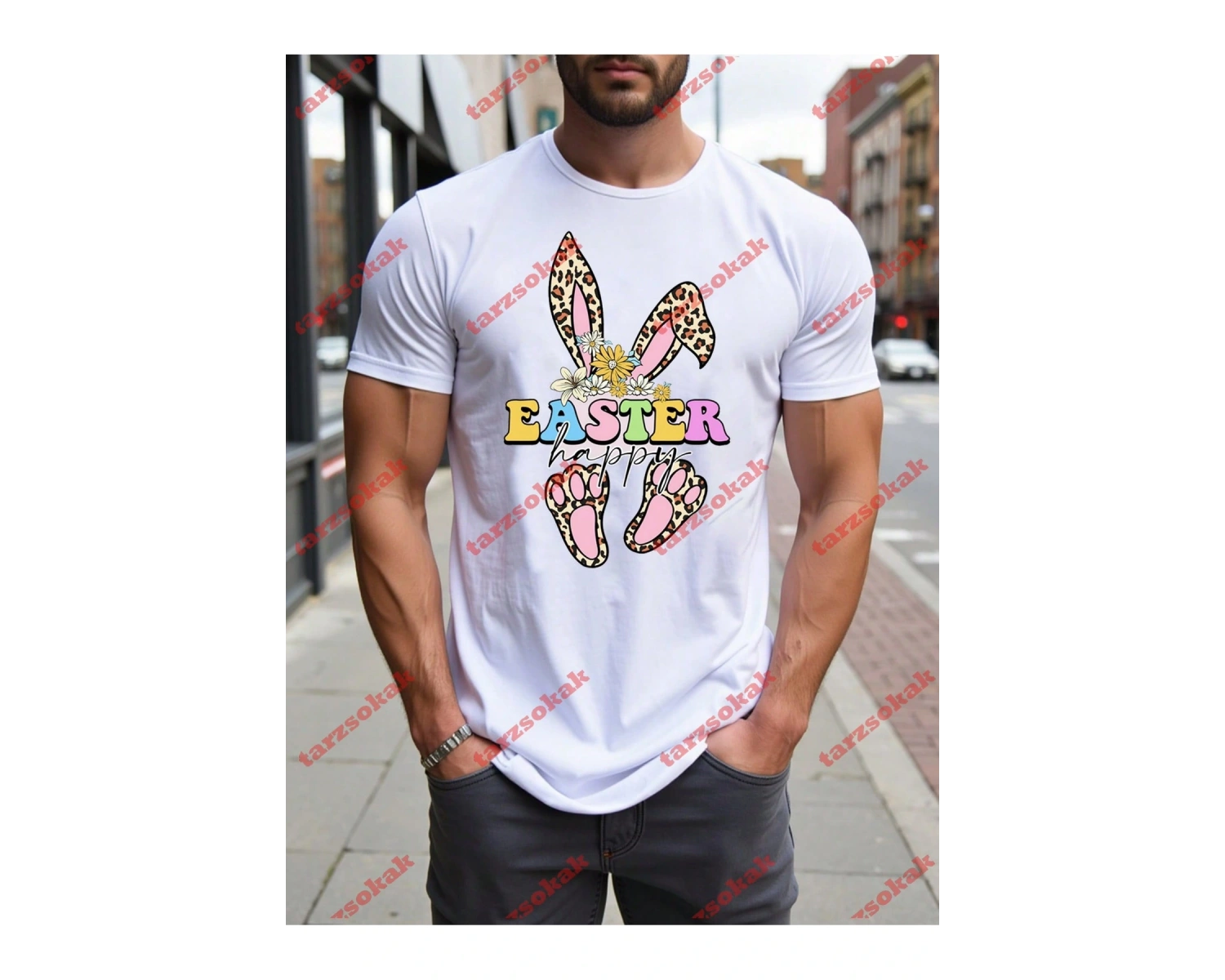 Model 3912 Erkek Yazlık Yuvarlak Yaka Kısa Kollu Günlük Tişört, Yaz