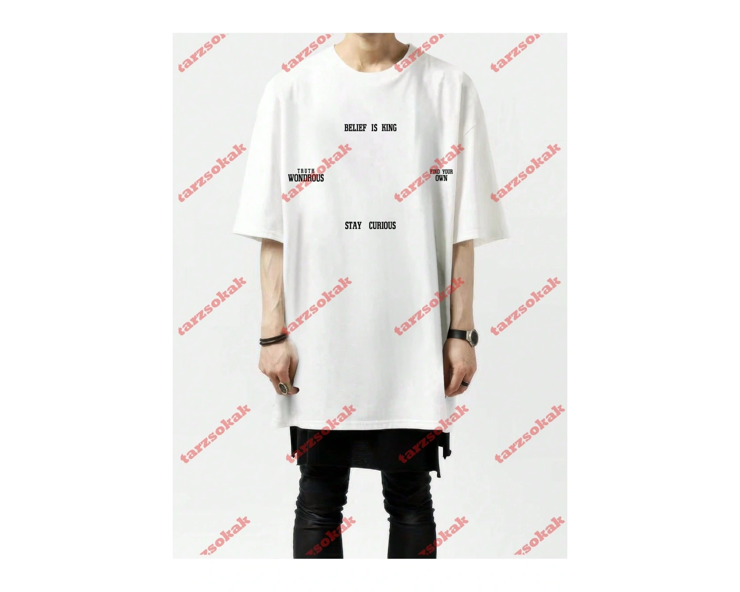 Model 3915 Erkek Yazlık Yuvarlak Yaka Kısa Kollu Günlük Tişört, Yaz