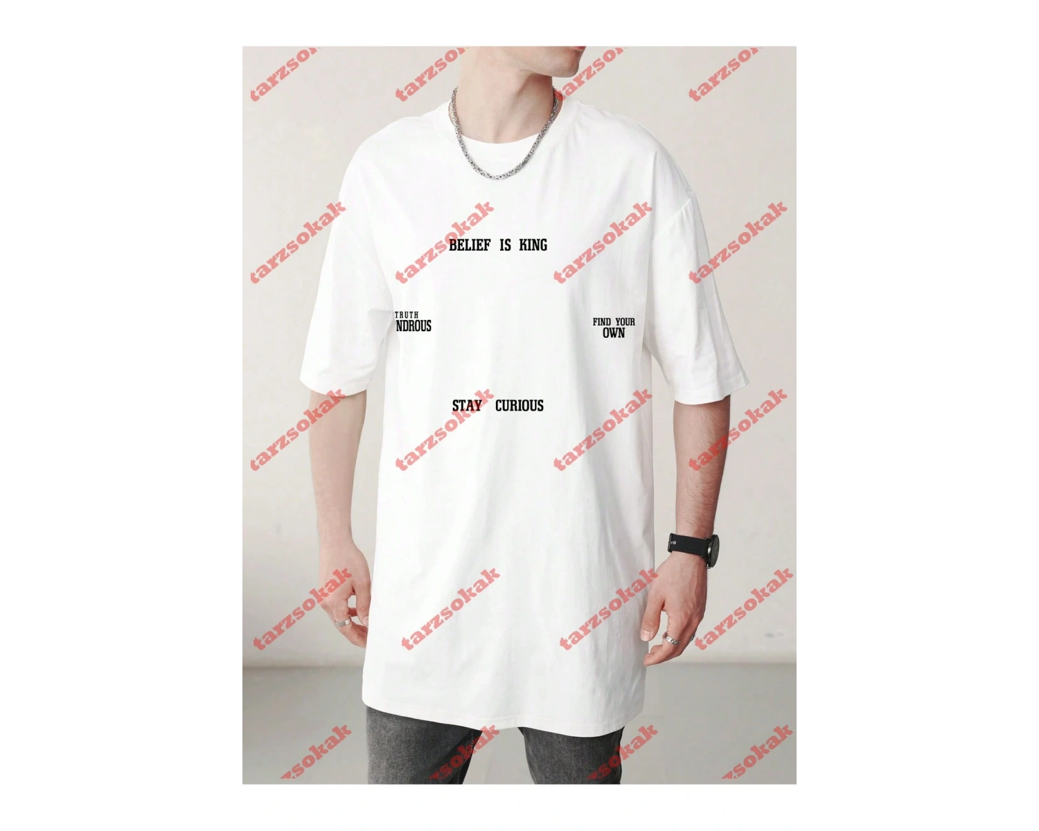 Model 3915 Erkek Yazlık Yuvarlak Yaka Kısa Kollu Günlük Tişört, Yaz