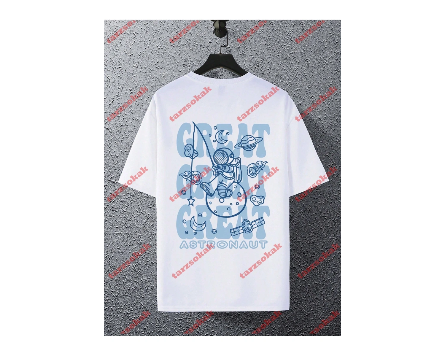 Model 3916 Erkek Yazlık Yuvarlak Yaka Kısa Kollu Günlük Tişört, Yaz