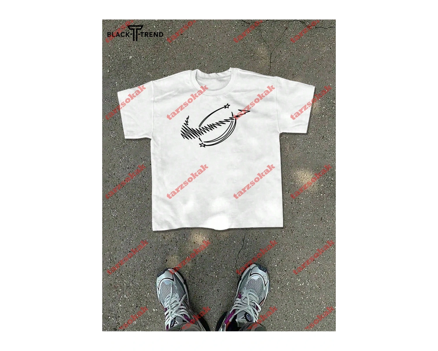 Model 3921 Erkek Yazlık Yuvarlak Yaka Kısa Kollu Günlük Tişört, Yaz