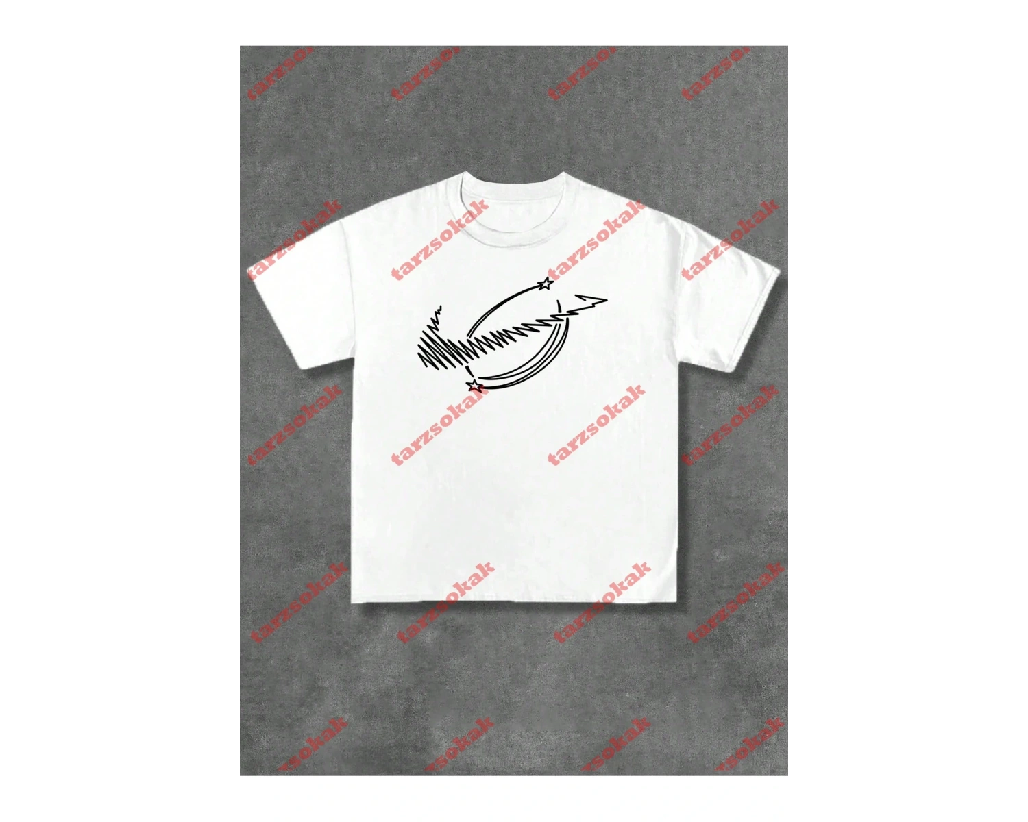 Model 3921 Erkek Yazlık Yuvarlak Yaka Kısa Kollu Günlük Tişört, Yaz