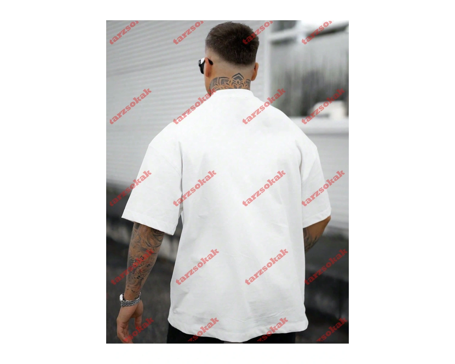 Model 3922 Erkek Yazlık Yuvarlak Yaka Kısa Kollu Günlük Tişört, Yaz