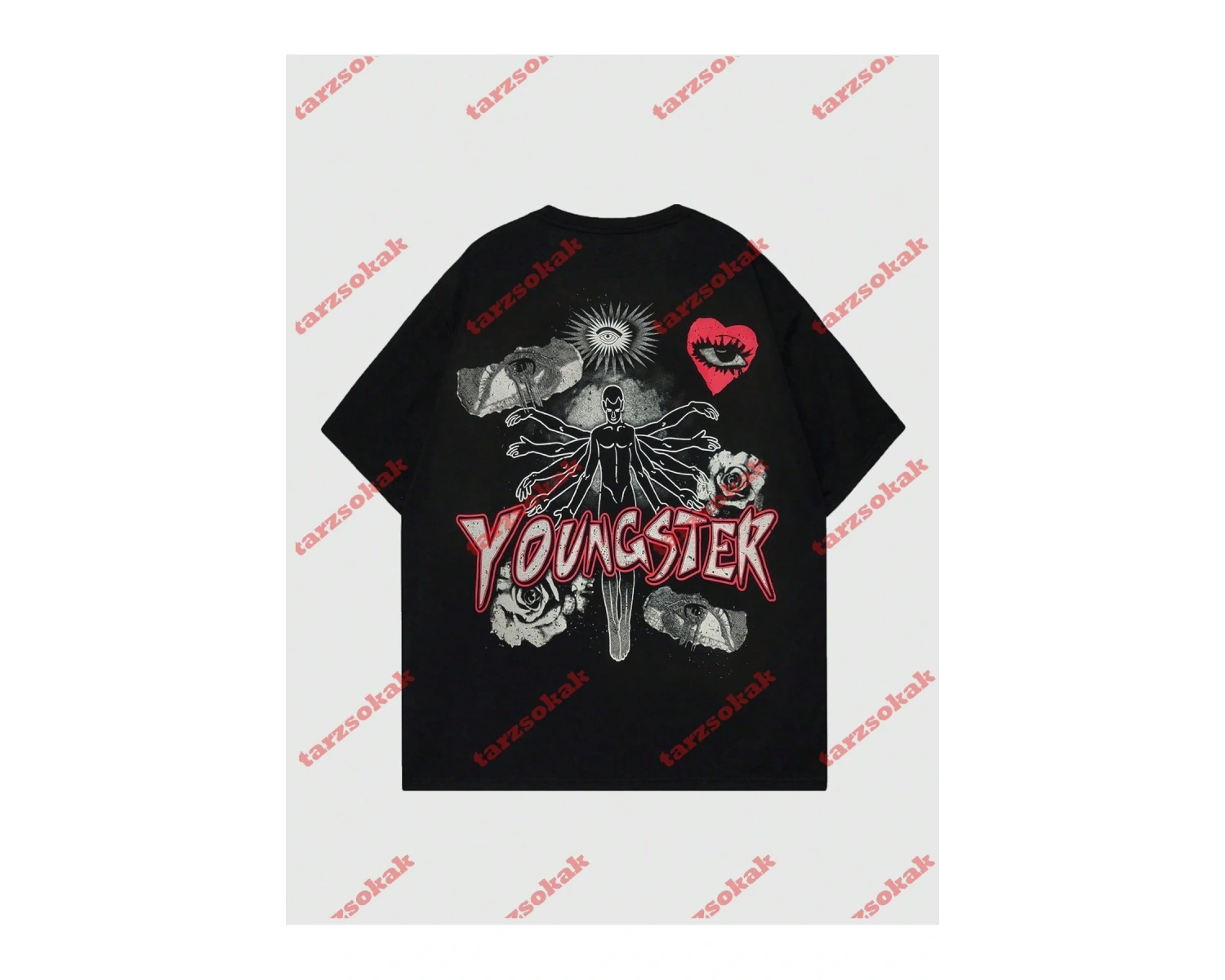 Model 3924 Erkek Yazlık Yuvarlak Yaka Kısa Kollu Günlük Tişört, Yaz