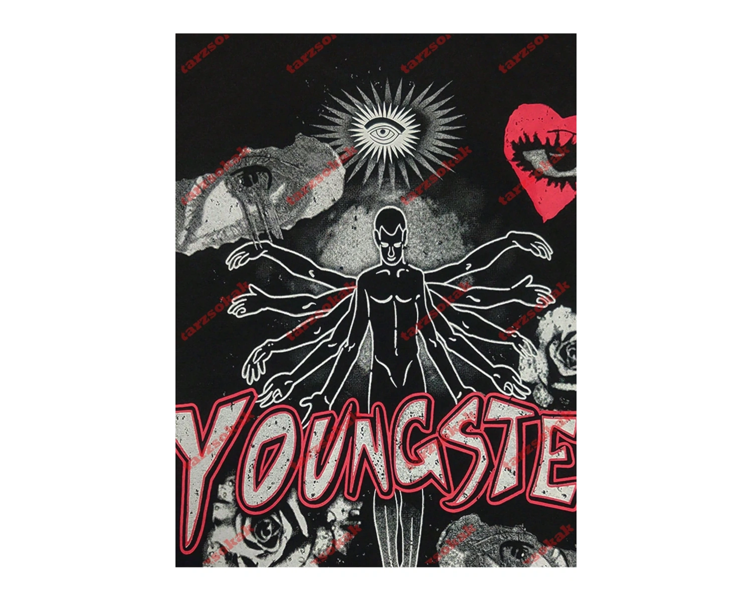 Model 3924 Erkek Yazlık Yuvarlak Yaka Kısa Kollu Günlük Tişört, Yaz