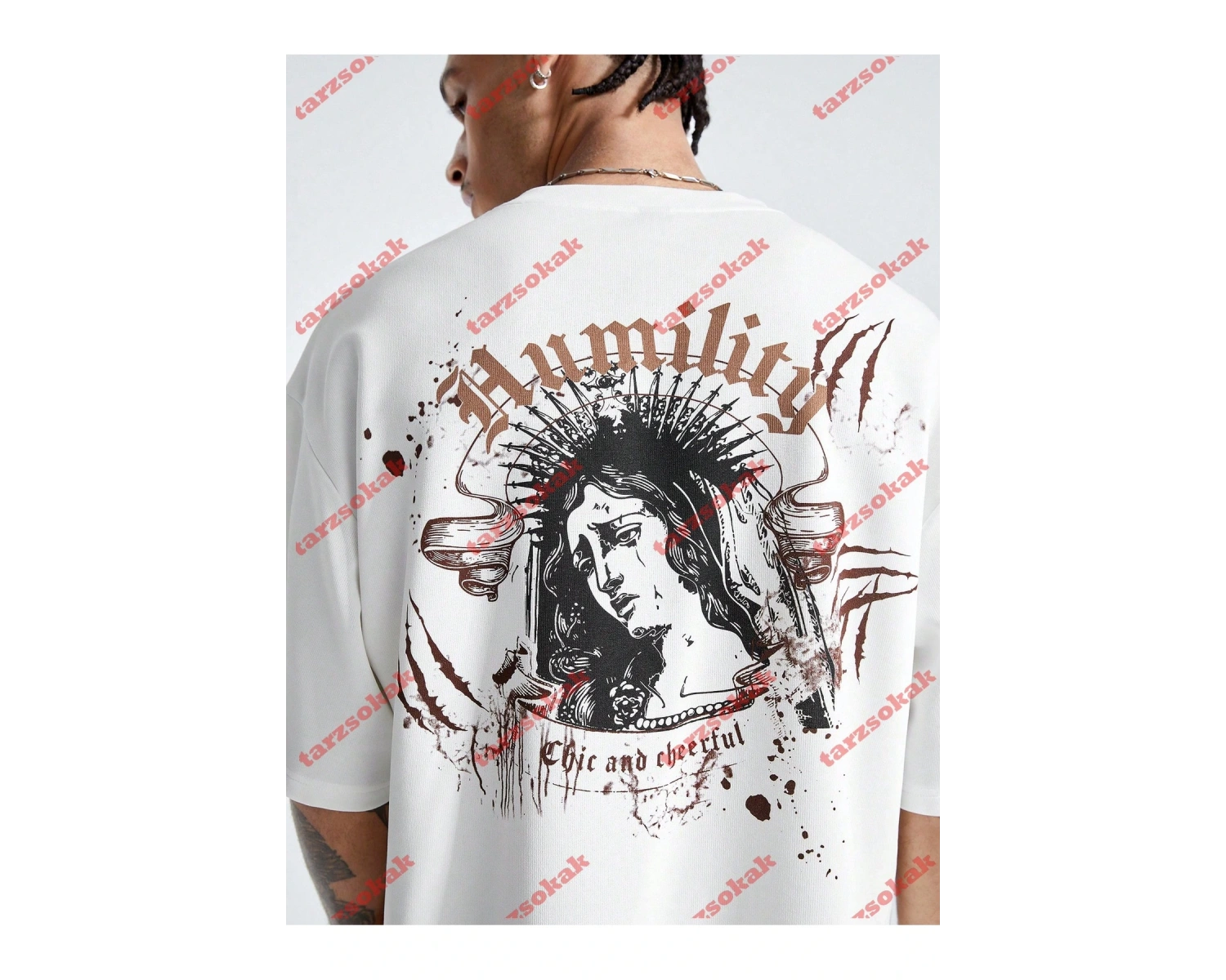 Model 3930 Erkek Yazlık Yuvarlak Yaka Kısa Kollu Günlük Tişört, Yaz