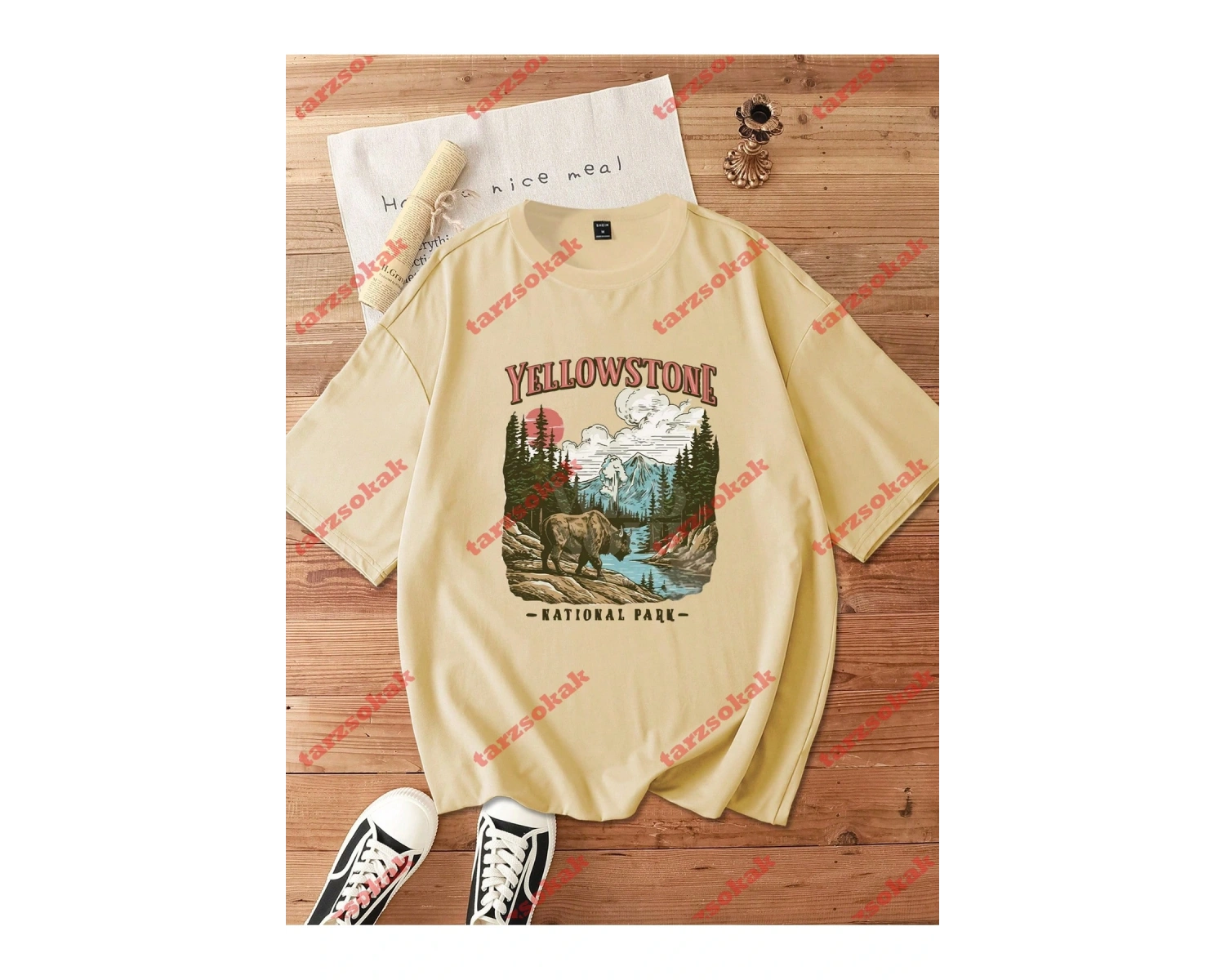 Model 3931 Erkek Yazlık Yuvarlak Yaka Kısa Kollu Günlük Tişört, Yaz