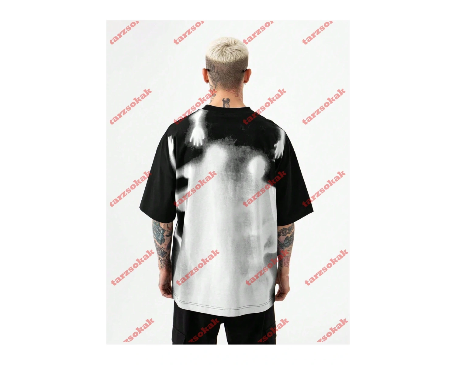 Model 3933 Erkek Yazlık Yuvarlak Yaka Kısa Kollu Günlük Tişört, Yaz