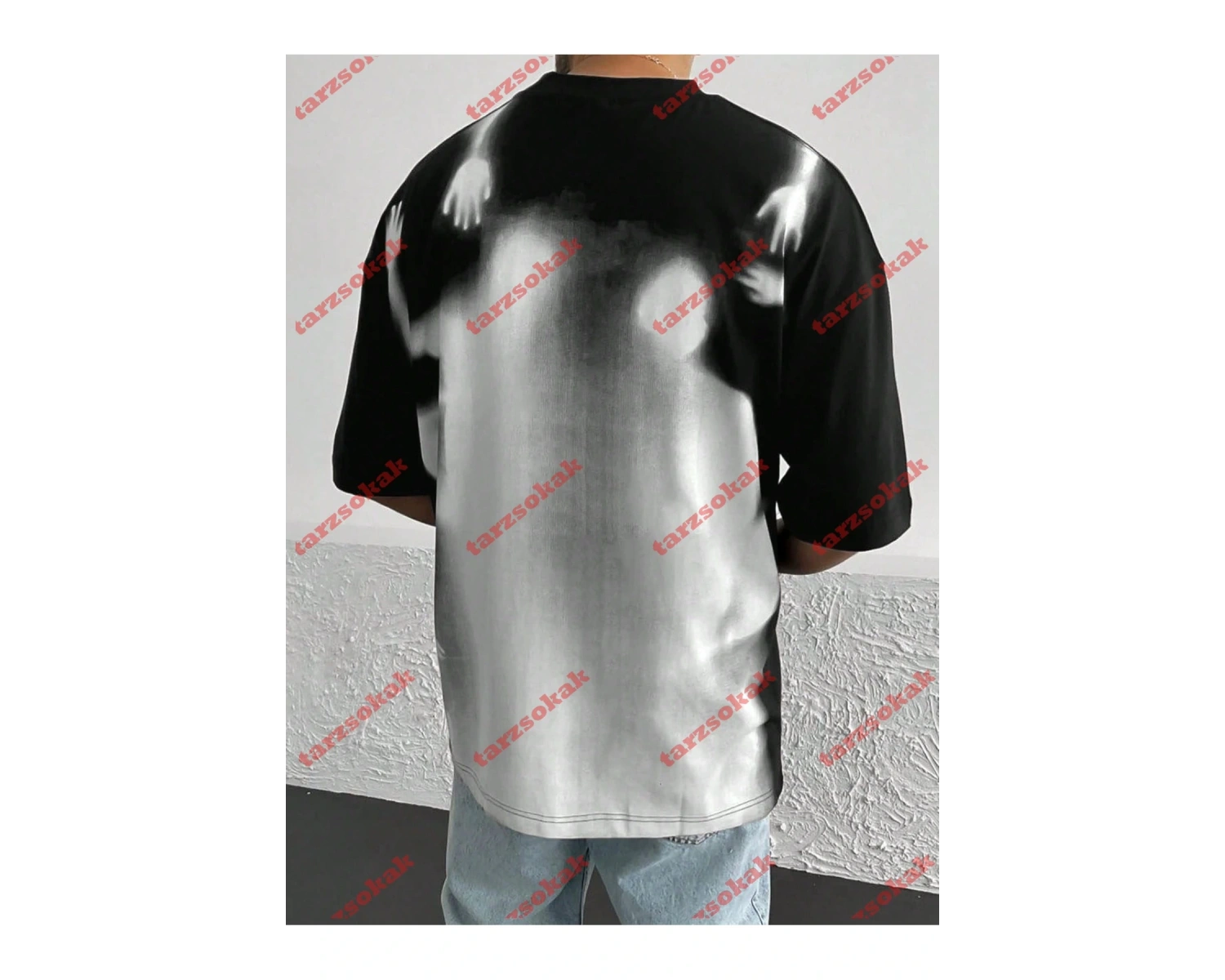 Model 3933 Erkek Yazlık Yuvarlak Yaka Kısa Kollu Günlük Tişört, Yaz