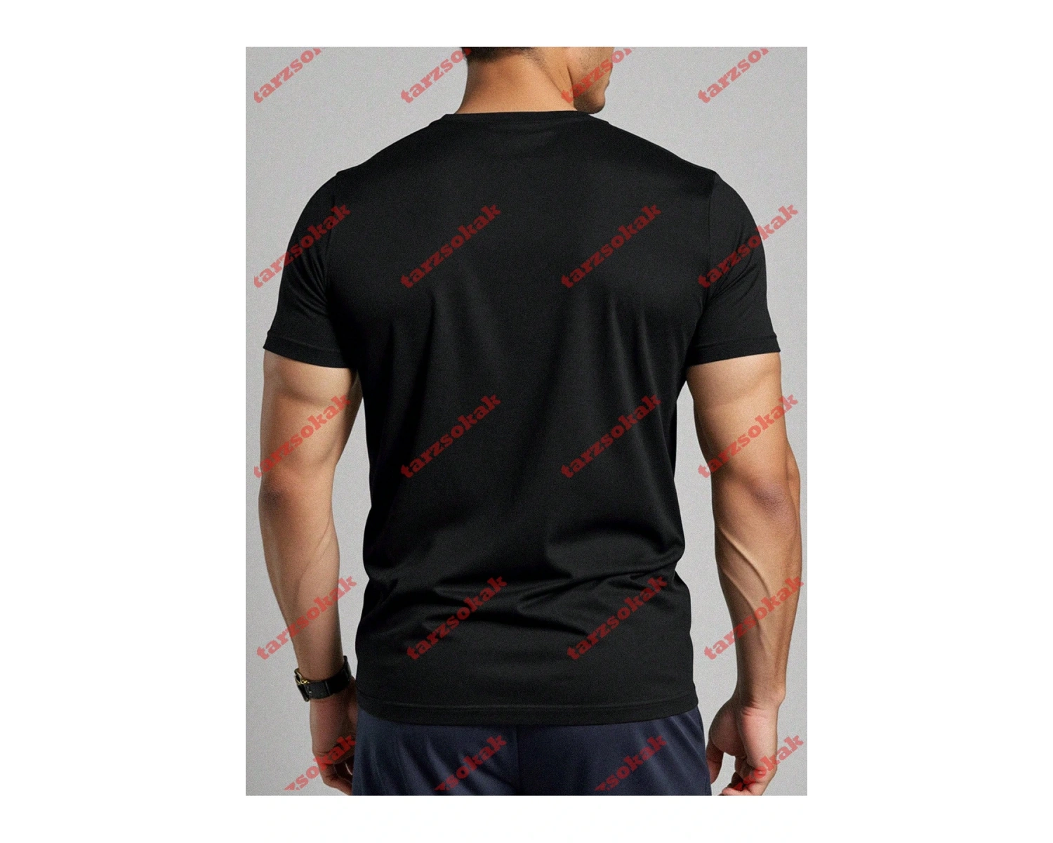 Model 3942 Erkek Yazlık Yuvarlak Yaka Kısa Kollu Günlük Tişört, Yaz