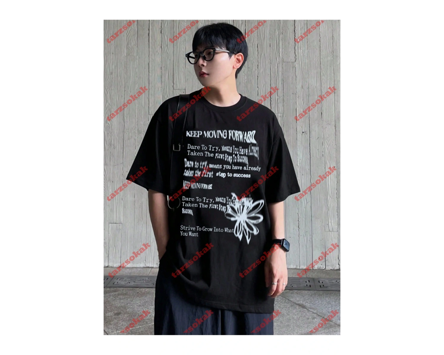 Model 3943 Erkek Yazlık Yuvarlak Yaka Kısa Kollu Günlük Tişört, Yaz